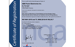ABB Power Conversion quality and compliance product safety 